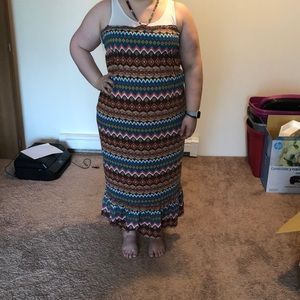 No Boundaries Halter Mid-Length Dress